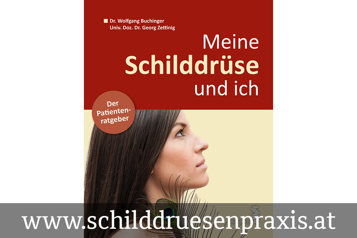Cover des Patientenratgebers „Meine Schilddrüse und ich“ - 1. Auflage 2014